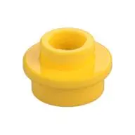PL.ROUND 1X1 W. THROUGHG. HOLE