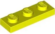 Yellow Plate 1 x 3