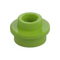 PL.ROUND 1X1 W. THROUGHG. HOLE