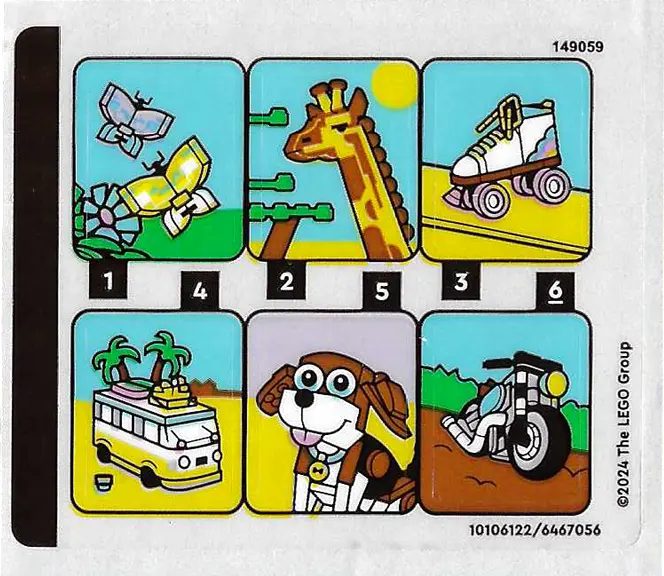 Sticker Sheet for Set 31147 - (10106122/6467056)