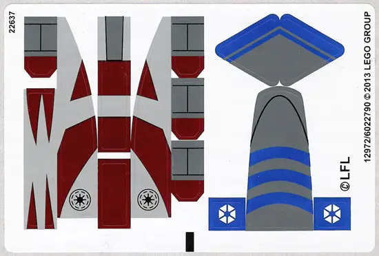 Sticker Sheet for Set 75012 - (12972/6022790)