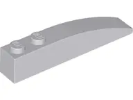 Light Bluish Gray Slope, Curved 6 x 1