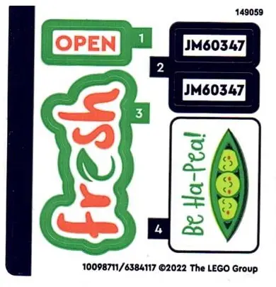 Sticker Sheet for Set 60347 - (10098711/6384117)