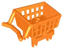 Orange Minifigure, Utensil Shopping Cart Frame