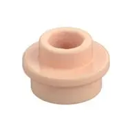 PL.ROUND 1X1 W. THROUGHG. HOLE