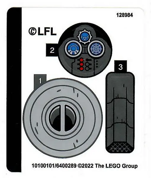 Sticker Sheet for Set 75325 - (10100101/6400289)