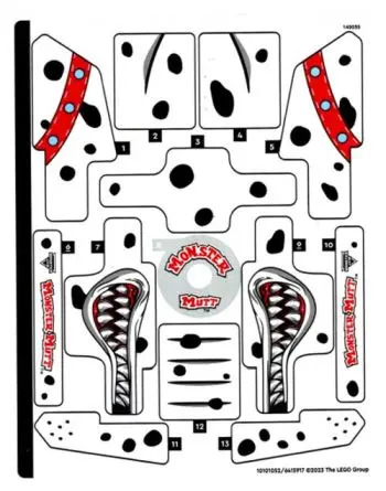 Sticker Sheet for Set 42150 - (10101052/6415917)