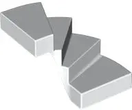 White Stairs 6 x 6 x 4 Curved