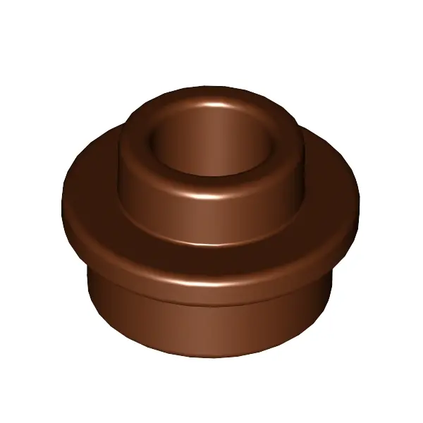 PL.ROUND 1X1 W. THROUGHG. HOLE