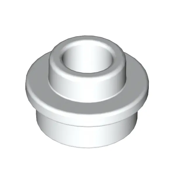PL.ROUND 1X1 W. THROUGHG. HOLE