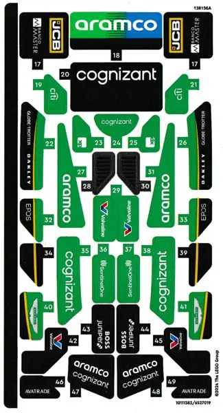 Sticker Sheet for Set 76925, Sheet 2 - (10111382/6527019)
