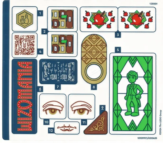 Sticker Sheet for Set 75684 - (10109917/6510435)