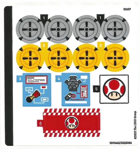 Sticker Sheet for Set 72035 - (10111463/6528086)