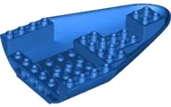 Blue Aircraft Fuselage Forward Bottom Curved 8 x 12 with 4 Holes