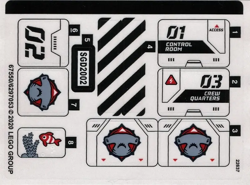 Sticker Sheet for Set 60265 - (67550/6297053)