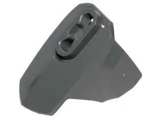 Dark Bluish Gray Hero Factory Armor with Ball Joint Socket - Size 4