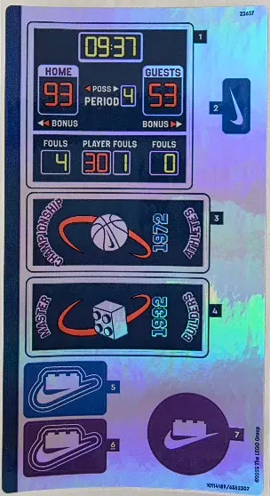 Sticker Sheet for Set 43010, Sheet 1 - (10114189/6552307)