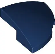 Blue Slope, Curved 2 x 2 x 2/3 Corner Round