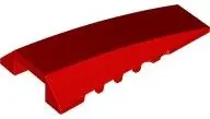 Red Wedge 8 x 4 Triple Curved No Studs