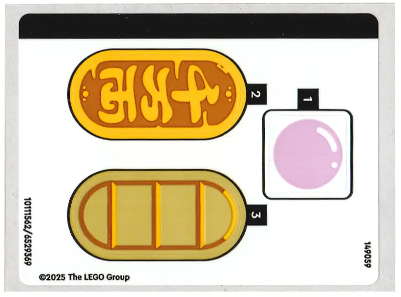 Sticker Sheet for Set 40813 - (10111562/6529369)