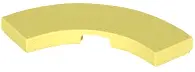 Light Yellow Tile, Round Corner 3 x 3 Macaroni