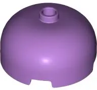 Lavender Brick, Round 3 x 3 x 1 1/3 Dome Top - Open Stud