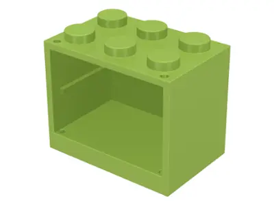 Lime Container, Cupboard 2 x 3 x 2 - Solid Studs