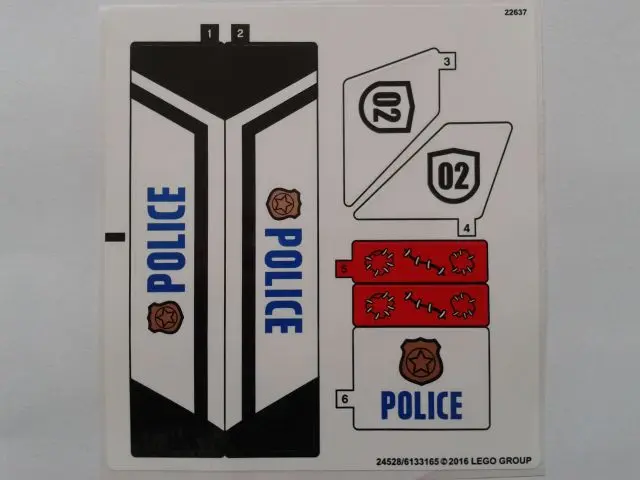 Sticker Sheet for Set 60129 - International Version - (24528/133165)