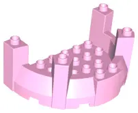 Bright Pink Duplo Roof Turret Top - Castle