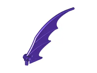 Dark Purple Dragon Wing 8 x 10