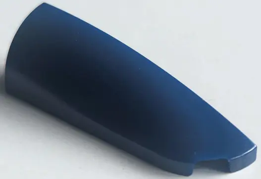 Dark Blue Slope, Curved 4 x 1 Right