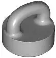 Light Bluish Gray Tile, Round 1 x 1 with Loop