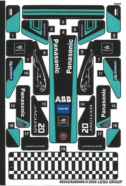 Sticker Sheet for Set 76898, Sheet 1 - (66535/6288466)