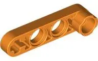 Orange Technic, Liftarm, Modified Stud Connector Thin 1 x 4