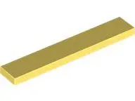 Bright Light Yellow Tile 1 x 6