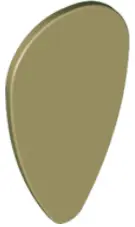 Dark Tan Minifigure, Shield Oval