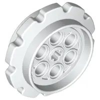 White Technic Tread Sprocket Wheel Large