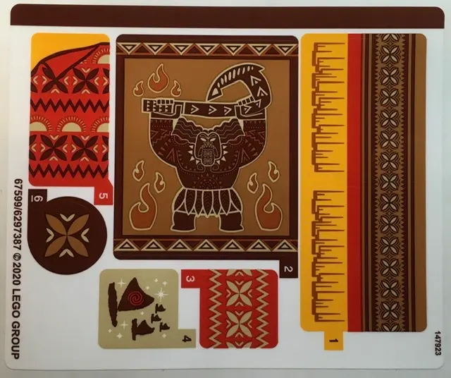 Sticker Sheet for Set 43183, Sheet 1 - (67599/6297387)