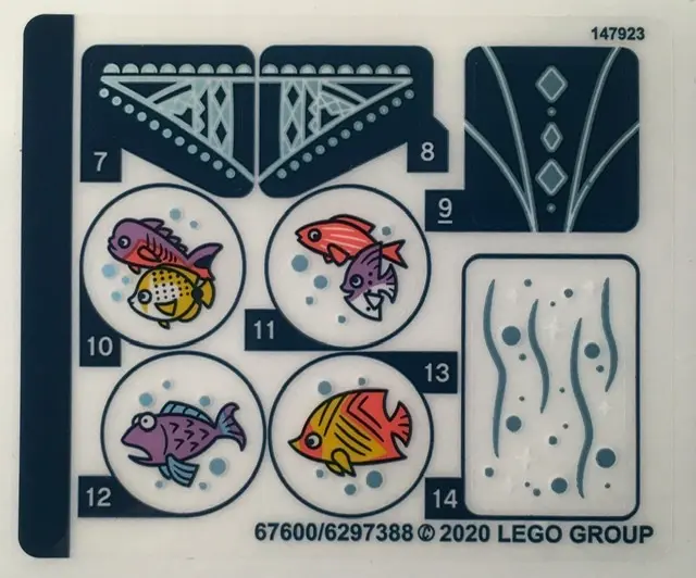 Sticker Sheet for Set 43183, Sheet 2 - (67600/6297388)