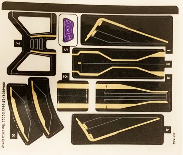 Sticker Sheet for Set 76211 - (10068859/6316642)