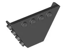 Black Vehicle, Tipper End Flat without Pins