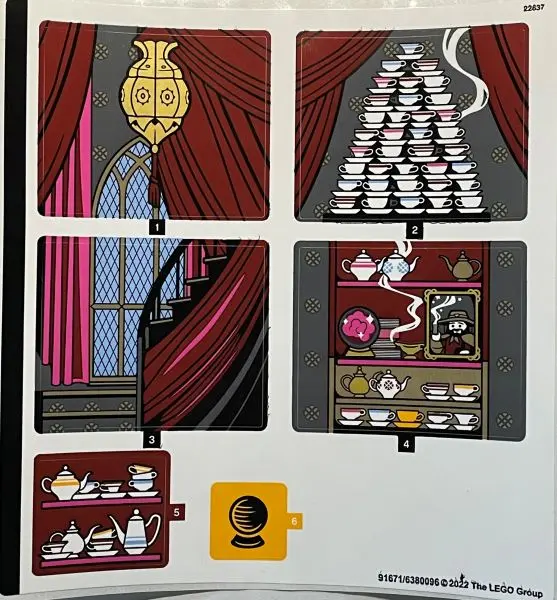 Sticker Sheet for Set 76396 - (91671/6380096)