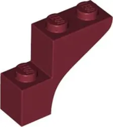 Dark Red Arch 1 x 3 x 2