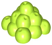Lime Duplo Fruit Pyramid - Round Bottom Tube