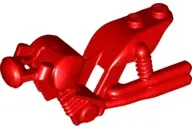 Red Motorcycle Fairing, Stuntz Dual Exhaust Bike
