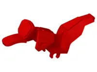 Red Motorcycle Fairing, Dirt Bike