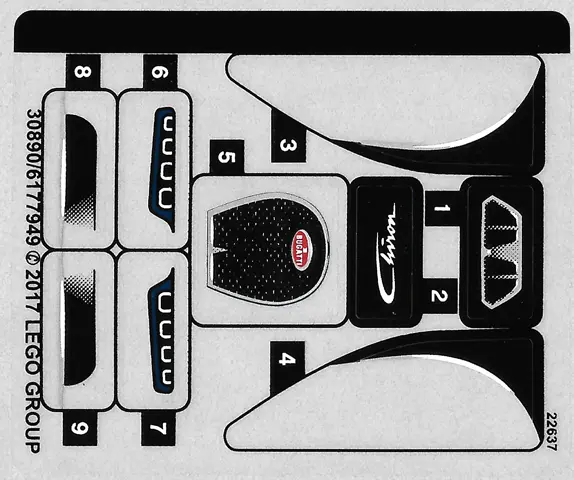 Sticker Sheet for Set 75878 - (30890/6177949)