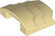 Tan Wedge 4 x 3 Stepped No Studs