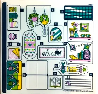 Sticker Sheet for Set 41709 - (84124/6373978)