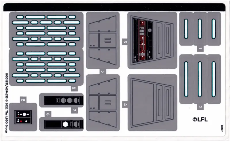 Sticker Sheet for Set 75324 - (10001831/6394635)